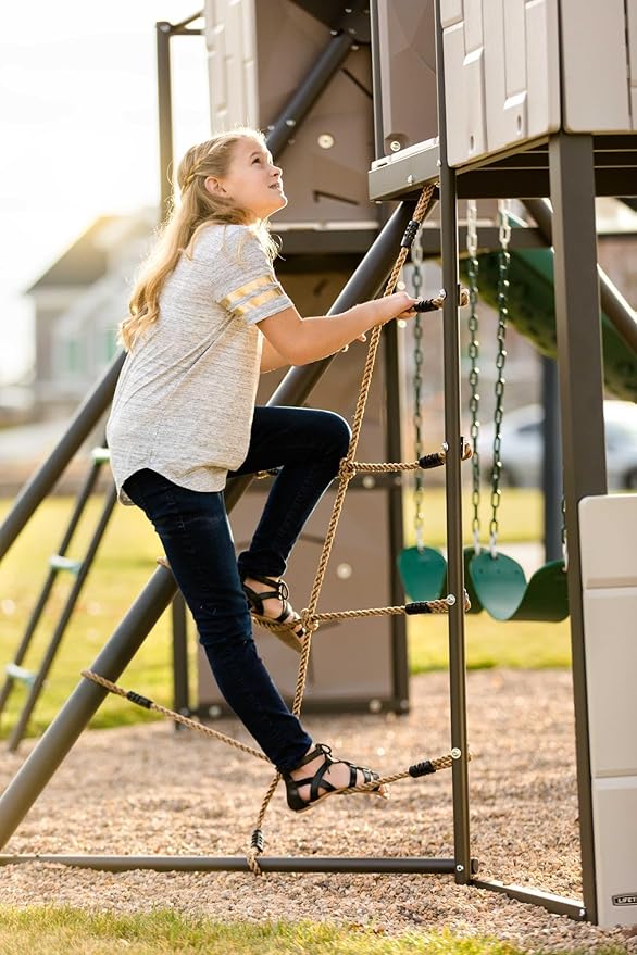 Lifetime Adventure Tunnel Swing Set Playset