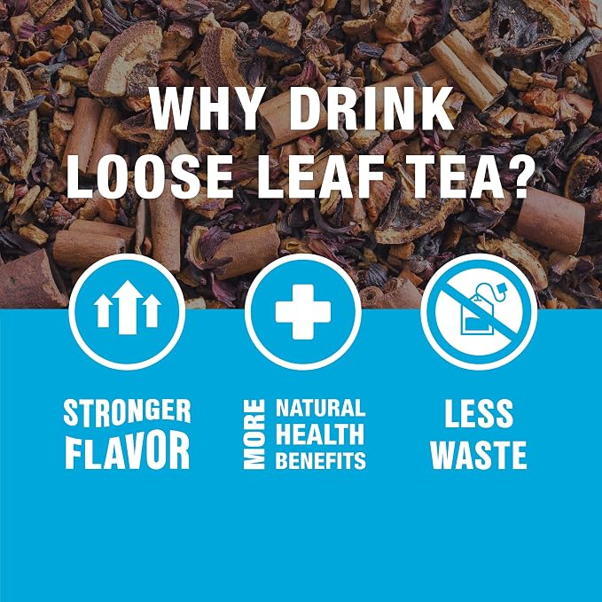 Tiesta Tea - Holiday Tea Sampler Dry Flight Set, Loose Leaf, High to No Caffeine Hot & Iced, Premium Brew Sample with Black, Herbal, Fruit & Hibiscus Blends, 8 Resealable Sample Pouches