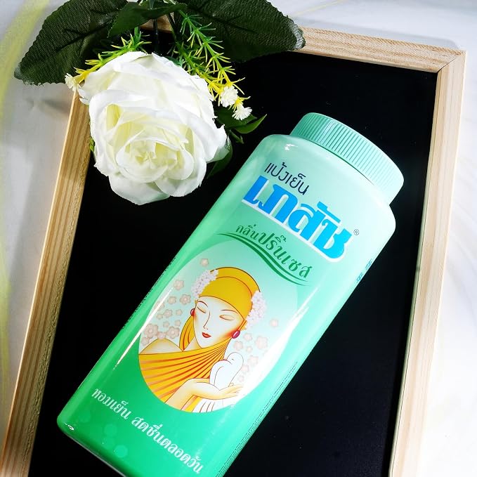 Herbal Body Powder with Floral Scent – Cooling Menthol & Zinc Oxide – Talc Alternative for Adults