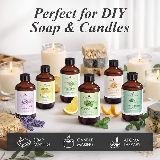 Handcraft Blends Sandalwood Essential Oil – 1 Fl Oz – Pure and Natural – Premium Grade Essential Oil for Diffuser and Aromatherapy, Skin, Massage, Candle and Soap Making Fragrance