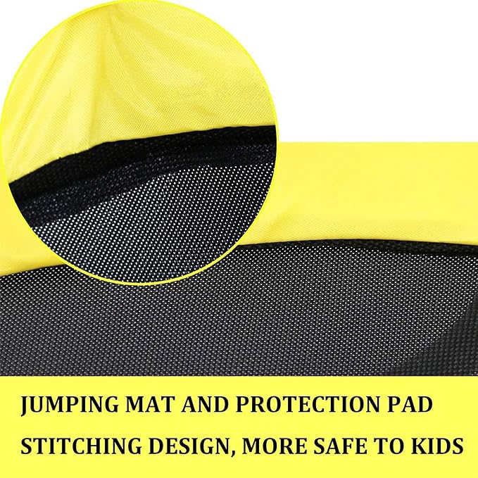 LANGXUN 60" Trampoline for Kids, 5ft Toddler Mini 6-in-1 Trampoline Indoor Outdoor with Swing, Basketball Hoop, Dart Board, Gymnastics Bar, Rings, Christmas Toys Birthday Gifts for Girls Boys
