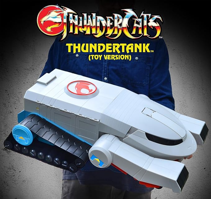 Super7 ULTIMATES! Thundercats Thundertank and Panthro (Toy Version) - 27" Thundercats Action Figure with Accessories - Classic Cartoon Collectibles and Retro Toys - Limited Edition - Amazon Exclusive