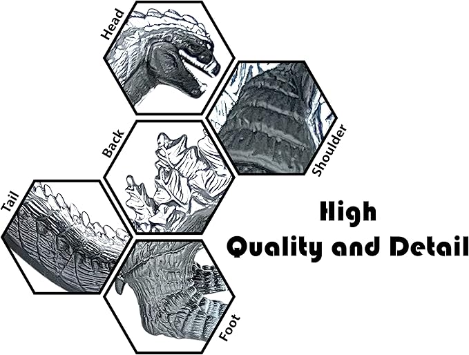 TwCare Godzilla Singular Point Ultima Figure, Godzilla Toy Action King of The Monsters, Movie Series Movable Joints Soft Vinyl, Travel Bag