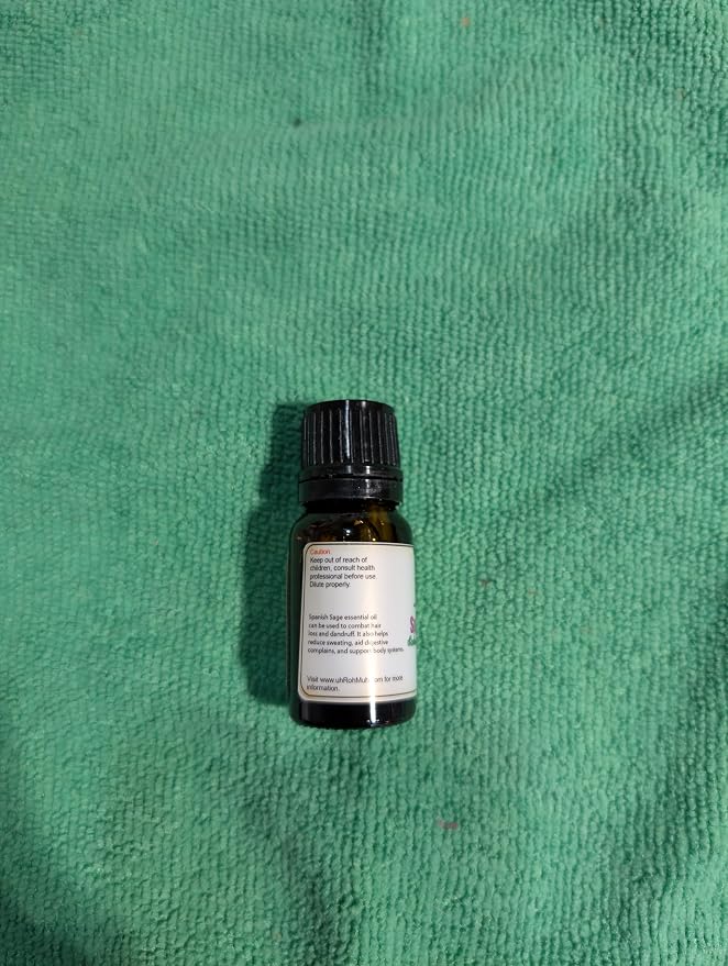 USDA Certified Organic Spanish Sage Essential Oil || Pure || Spain - 10 mL