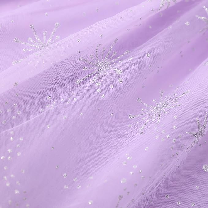 Disney Princess Frozen Minnie Mouse Dress Girls Sparkle Ruffle Tulle Tutu Birthday Party Fall Outfits Clothes Baby to Toddler