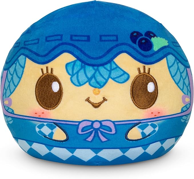 TeeTurtle Strawberry Shortcake Scented Reversible Plush - Blueberry Muffin and Cheesecake Mouse - Cute Kawaii 6" Blueberry Scented Plushie