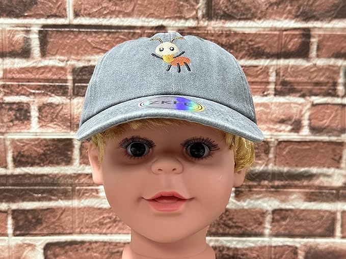 Embroidered Animal Baseball Hats for Boy and Girl