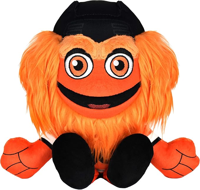 Bleacher Creatures Philadelphia Flyers Gritty 8" Kuricha Sitting Plush - Soft Chibi Inspired Mascot