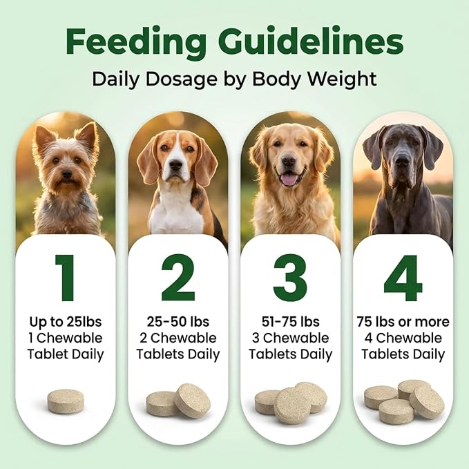 YeastGuard – Dog Yeast Infection Treatment & Probiotics (60 Chews) | Itchy Skin, Ear, Paw & Allergy Relief | 2B CFU + Caprylic Acid | Vet-Approved, Made in USA