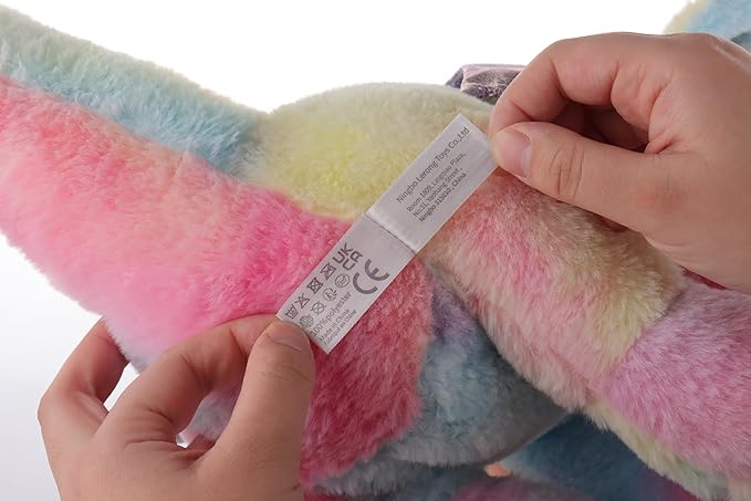 Apricot Lamb Toys Plush Colorful Plush Dragon Dinosaur Stuffed Animal Soft Cuddly Perfect for Child