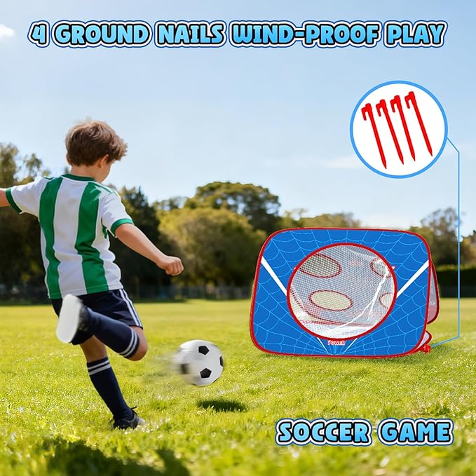 Spider Bean Bag Toss Game for Kids Age 4-8, Cornhole Board Outdoor Toys for Toddlers Party Carnival Outside Games Toy Christmas Birthday Gifts for Kid Boys Girls 3 4 5 6 7 8 9 Year Old