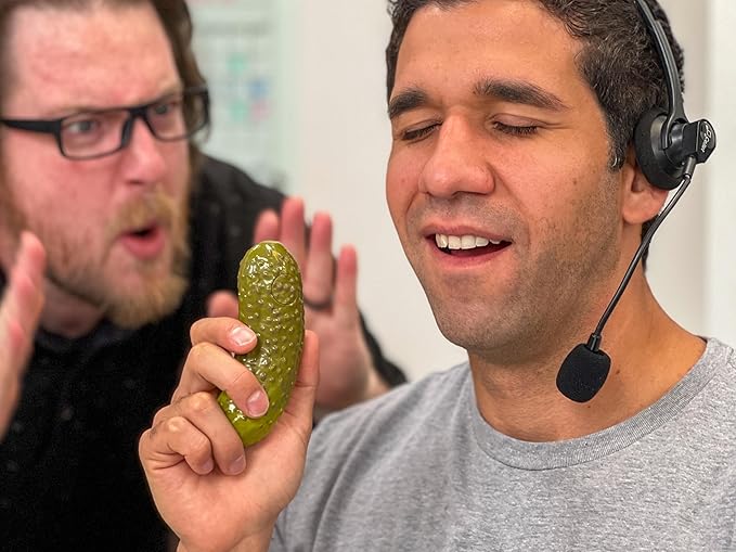 Mystic Pickle - Magic Fortune Teller with +100 Witty Responses - Unveiling The Briny Secrets of The Universe - Endless Entertainment with Friends, Family, Classroom Students - Best Novelty Gag Gift!