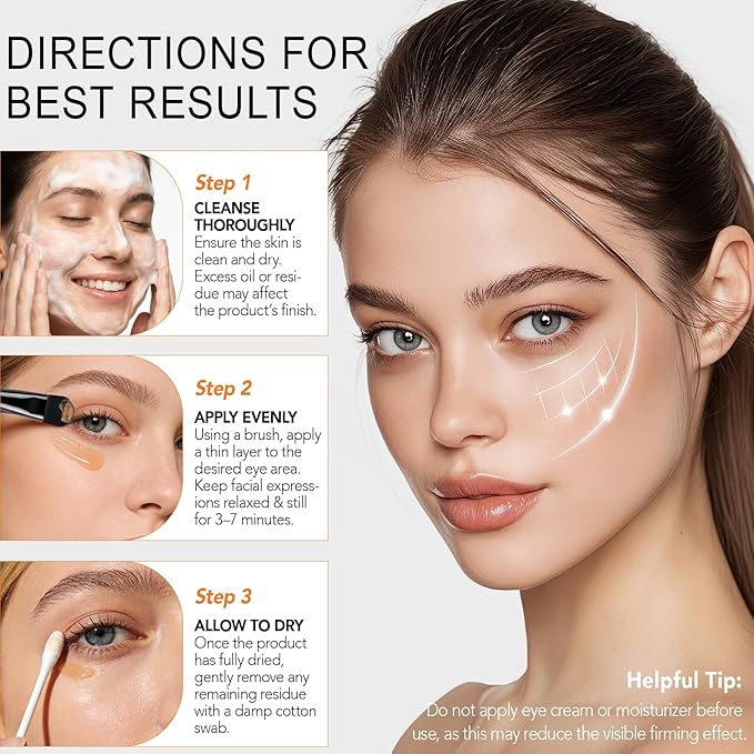 lofuanna Eye Tightener Cream, Firming Eye Cream Anti Aging for Reduces Eye Bags, Wrinkles, Fine Lines -Moisturizing & Soothing for All Skin Types