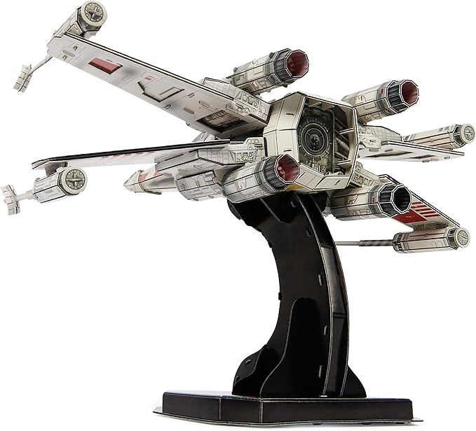 4D Build, Star Wars T-65 X-Wing Starfighter 3D Model Kit, Star Wars Collectible, Adult Puzzle, for Ages 12 & Up