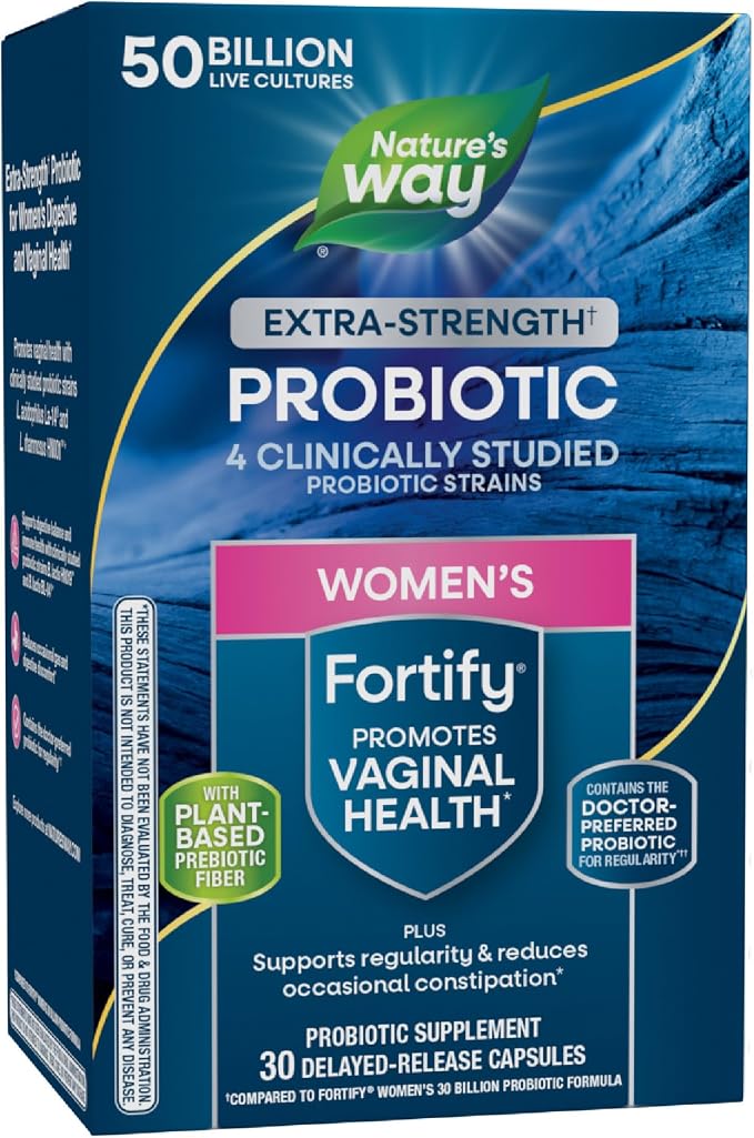 Nature's Way Fortify Extra Strength Women’s Probiotic 50 Billion CFU, 30 ct