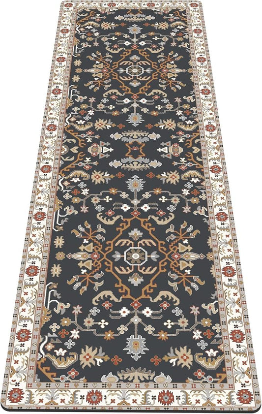 nuveti Yoga Mat Print Extra Thick TPE Non Slip Fitness Exercise Mat with Carrying Bag,72"x24" Extra Thick 6MM Exercise & Workout Mat for Yoga, Pilates Fitness and Floor Exercises