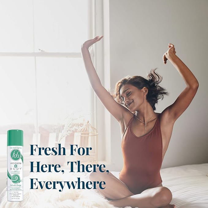 FDS Intimate Deodorant Spray All Day Freshness Variety Pack, Shower Fresh and Delicate Breeze, 2 Ounce Bottles, 3 Count