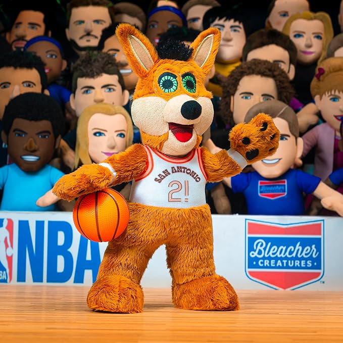 Bleacher Creatures NBA Unisex NBA 10-inch Mascot Plush Doll
