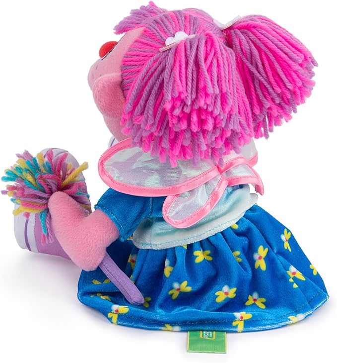 GUND Sesame Street Official Abby Cadabby Muppet Plush, Premium Plush Toy for Ages 1 & Up, Pink/Blue, 11”