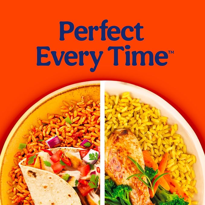 BEN'S ORIGINAL Ready Rice Roasted Chicken and Spanish Style Flavored Rice Variety Pack, Easy Dinner Sides, 8.8 OZ Pouch (Pack of 6)