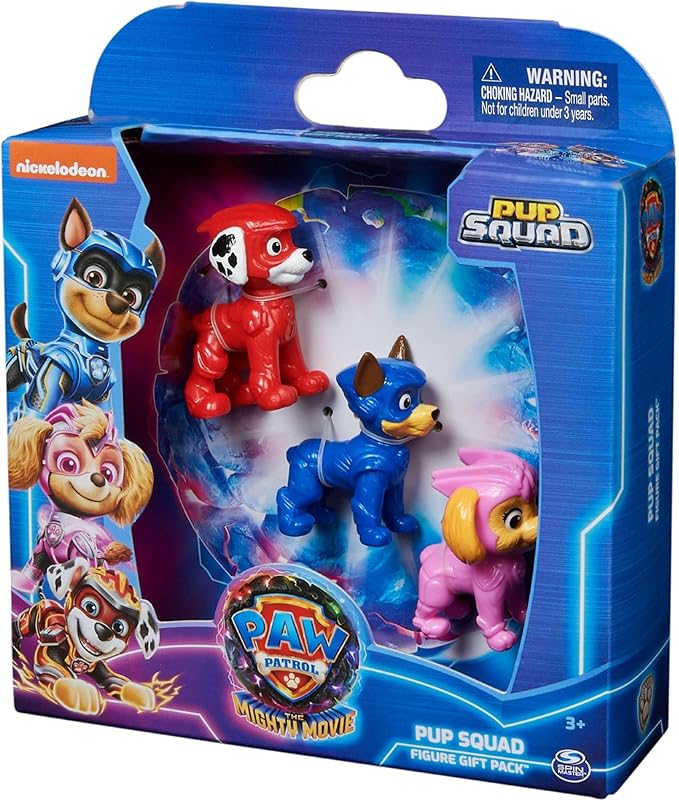 Spin Master Paw Patrol The Movie 2 Small Set of 3 Figures Paws Skye Chase Marshall Puppies