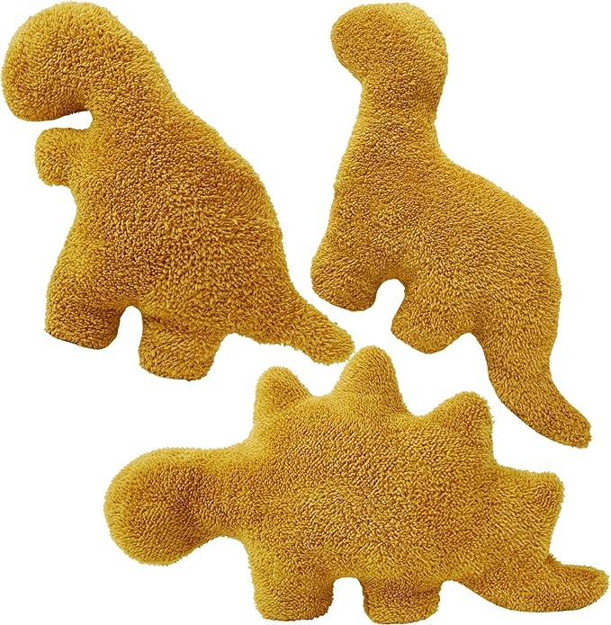 Dino Chicken Nugget Pillow Set 24in