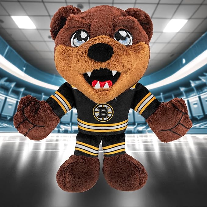 Bleacher Creatures Boston Bruins Blades 8" Kuricha Mascot Sitting Plush - Soft Chibi Inspired NHL Mascot