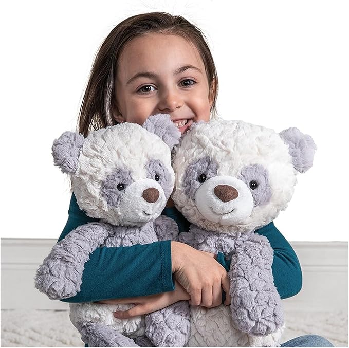 Mary Meyer Stuffed Animal Putty Collection Soft Toy, 11-Inches, Small Shadow Panda Bear