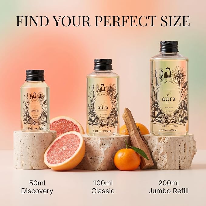 A U R A - Marseille Fragrance Oil for Waterless Scent Diffuser - Inspired by Loevve-Solo | (3.4 fl oz, 100 ml) Pure Essential Oil Blends for Aromatherapy Diffuser & Hotel Collection Oil Diffuser