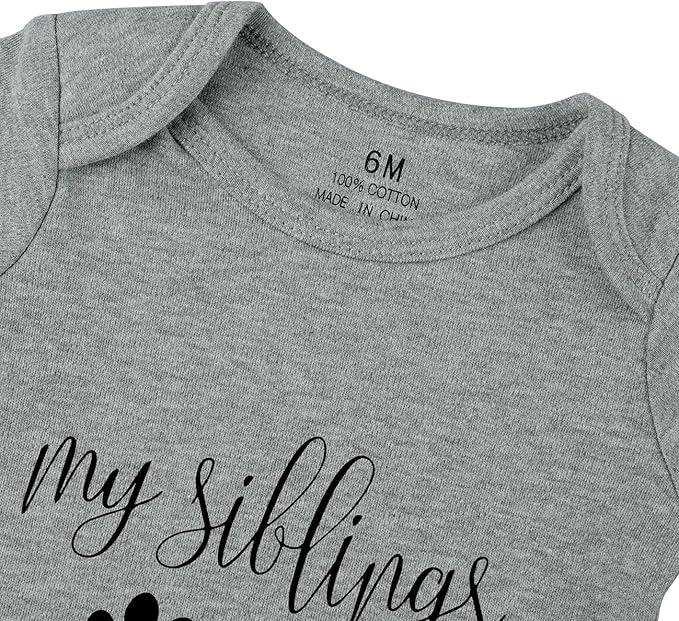 listery My Siblings Have Funny Paws Bodysuit Have Paws Baby Bodysuit Baby Paws Romper Dog Baby Bodysuit