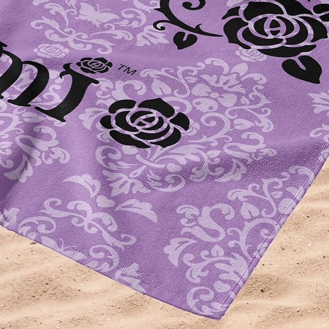 NORTHWEST Sanrio Hello Kitty Beach Towel Set for Boys and Girls, 2-Pack Oversized, Soft, Fast-Drying, Sand-Resistant Pool Towels with Sakura Floral Design 30" x 60"