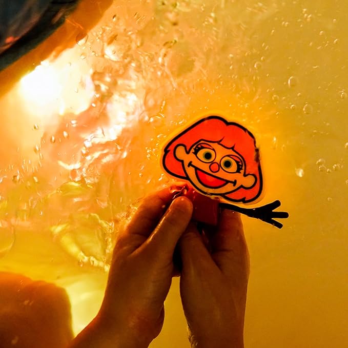 Glo Pals x Sesame Street Water-Activated Light-Up Cubes for Sensory Play (Julia - Cubes with Character) - Valentine Day Gift