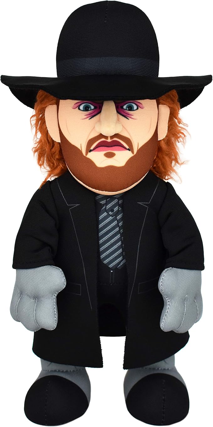 Bleacher Creatures WWE The Undertaker 10" Plush Figure - A Wrestling Legend for Play or Display