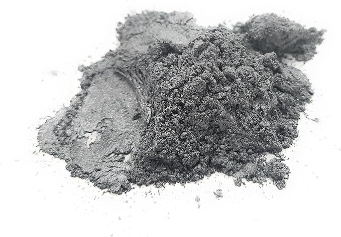 Pearl Mica Powder Pigment Dye - 500 Grams (1.1 lbs) - Best Bulk Price for Fine Arts, Crafting, Painting, Bath Bomb Soap Candle Slime Jewelry Making, Epoxy Resin, Woodworking (Gray GR01)