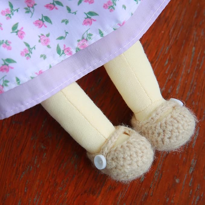 Waldorf Handmade Rag Doll - Personalized Collectors Plush for Kids Birthday Present With Beautiful Box-Darcy 12"