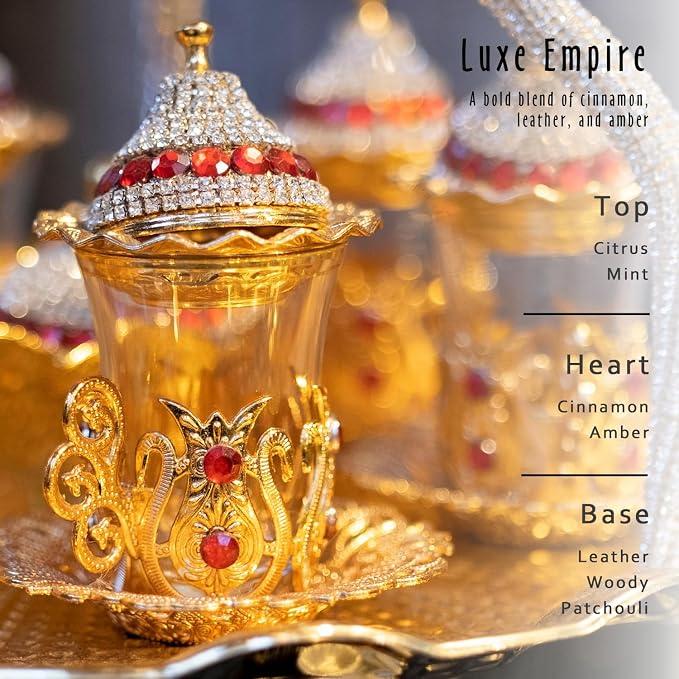 Luxe Empire Fragrance Oil, MitFlor Scented Essential Diffuser Oil, Men's Cologne Scents, Fragrance Oil for Candle Soap Making, Home Diffusing, Perfume, Beard Oil and More, 30ml