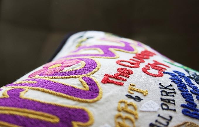 Catstudio Charlotte Embroidered Decorative Throw Pillow