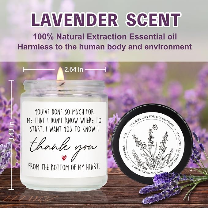 Thank You Candle Gifts for Women, You Have Done So Much for Me Candle, Christmas Appreciation Candles Gifts for Her, Him, Friends Sisters, Hostess, Coworker, Teacher, Boss, Mentor, Professor-41
