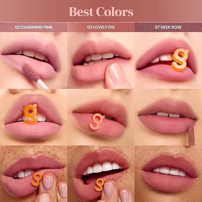 COLORGRAM NUDE BLUR TINT 13 BURNT MARRON | K-Beauty Makeup, Soft-Focus Matte Lip Stain, 2-in-1 Lip & Cheek | Lightweight Blurring Tint for a Smooth & Airbrushed Finish, Non-Sticky Formula