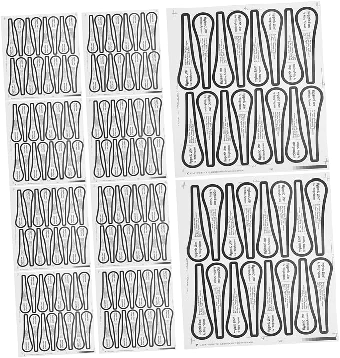 ARTIBETTER 100pcs Adhesive Protective Stickers for Swimwear and Lingerie Colorful Decals and Comfortable Panty Liners for Swim Bottoms Reusable and Easy to Apply