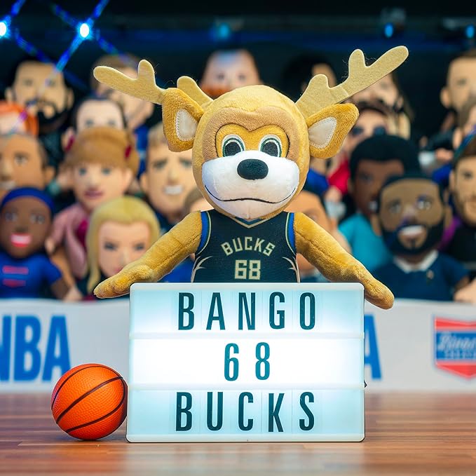 Bleacher Creatures NBA Unisex NBA 10-inch Mascot Plush Doll