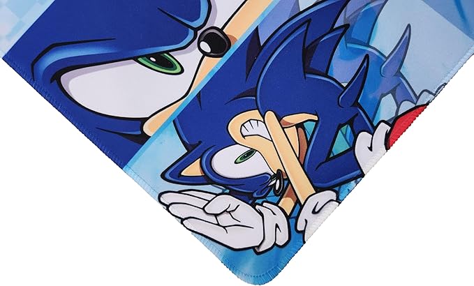 ModernSonic_Sonic Playmat, Multi-Functional playmat Serves as Surface for Gaming Comfort and as a Protective Layer for Your Cards, Game Pieces and Table, Made from neoprenepolyester Fabric