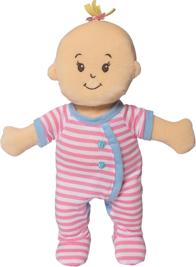 Manhattan Toy Wee Baby Stella Sleepy Time Scents Soft Doll Set, 12",Peach