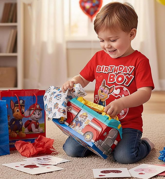 Paw Patrol Chase 3rd Birthday Boy Shirt - Toddler T-Shirt Gift Outfit for Party - Clothes for 3 Year Old Boys