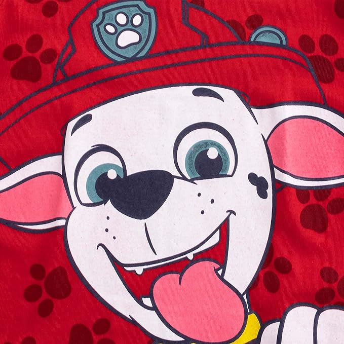 Paw Patrol Nickelodeon Boys 3 Pack Short Sleeve T-Shirt for Toddler and Big Kids
