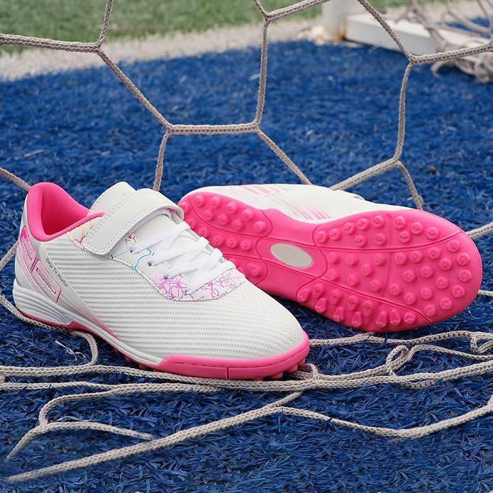 brooman Kids Turf Soccer Cleats Girls Indoor Soccer Shoes Boys Baseball Softball Shoes