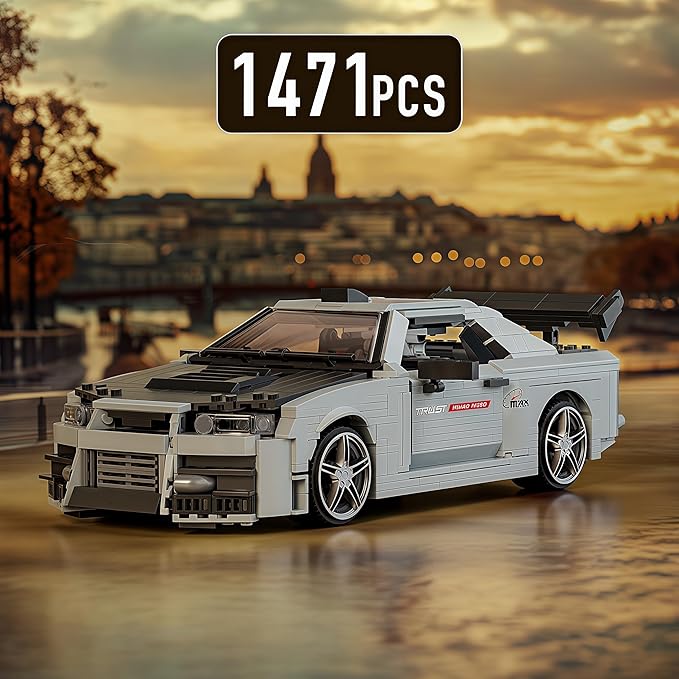Mould King Car Building Sets, 1:12 Scale Sports Vehicle Model, 10113 Collectible Speed Champion Cars Building Kits, Build and Display Car Set for Adults Aged 14+ (1471 Pieces)