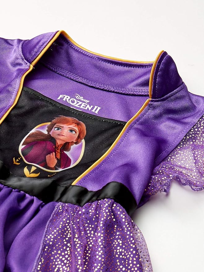 Disney Girls' Princess Dress Nightgown, Fantasy Gown, Soft & Cute Pajamas for Kids