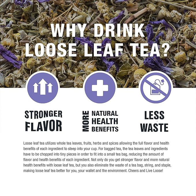Tiesta Tea Cozy Peppermint Cocoa, Premium Loose Leaf Blends, Chocolate Peppermint Herbal Tea, Caffeine-Free, Holiday Blend, Holiday Edition, Hot or Iced Brew, Up to 25 Cups, 1.5oz Resealable Pouch
