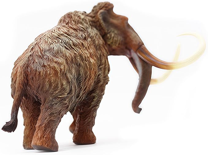 Gemini&Genius Mammoth Action Figure Toy, Woolly Mammoth Wild Animal Toy, Beautiful and Accurate Sculptures of Elephant Animal Toy Figure, Collection, Display & Play for Kids Collectors